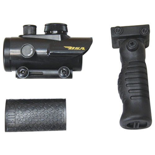 JUST RIGHT CARBINES JRC BSA 30MM RED DOT TUFF GRIP FLD FRNT GRP for sale at KYGUNCO.