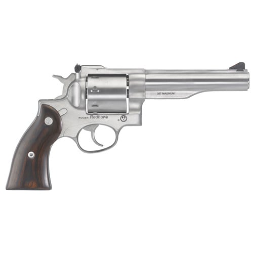 RUGER Redhawk 357 Mag/38Spl 5.5" 8rd Revolver - Stainless for sale at KYGUNCO.