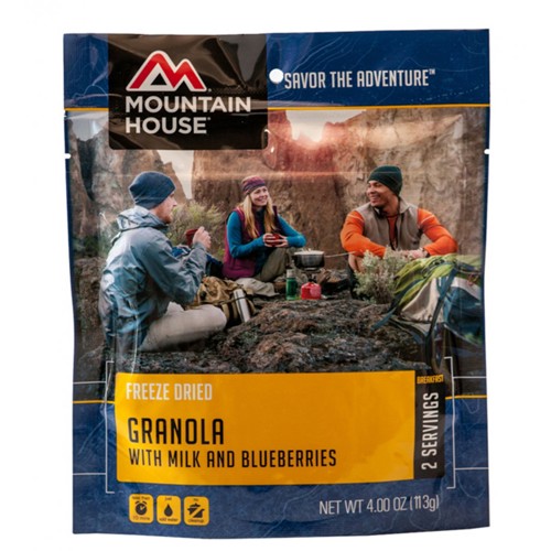 MOUNTAIN HOUSE Granola with Milk & Blueberries for sale at KYGUNCO.