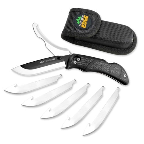 OUTDOOR EDGE RazorPro 3.5in Black, 6-Blades for sale at KYGUNCO.