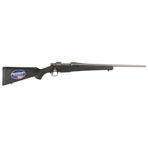 MOSSBERG Patriot 243 Win 22" 5rd Bolt Rifle w/ Fluted Barrel - Stainless / Black Synthetic for sale at KYGUNCO.