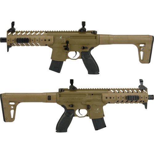 SIG SAUER MPX AIR, .177 CAL, 88Gr CO2, 30rd, FDE for sale at KYGUNCO.