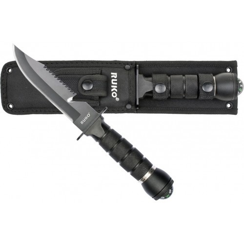 RUKO Survival Fixed 6" ATB Saw Back Blade Knife for sale at KYGUNCO.