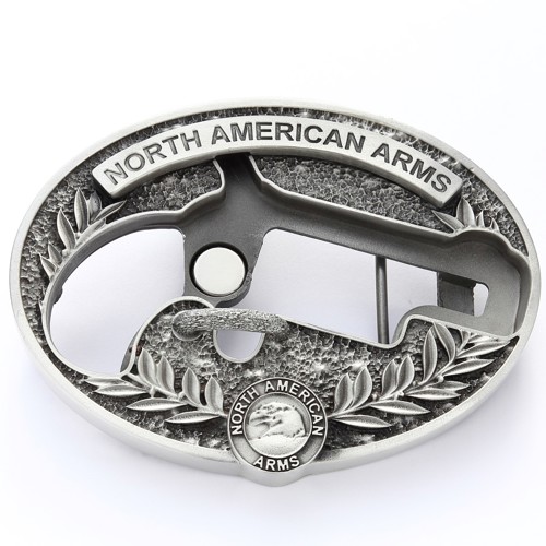 NAA Long Rifle Oval Ornate Belt Buckle for sale at KYGUNCO.