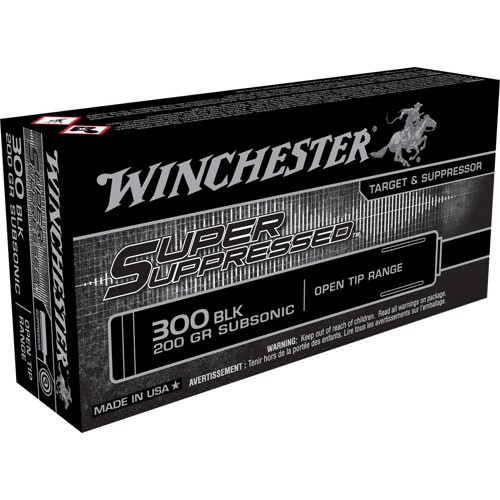 WINCHESTER AMMO Super Suppressed 300 Blackout 200Gr 1060fps - 20rd Box