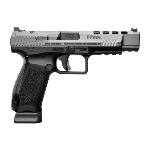CANIK TP9SFx 9mm 5.2" 10rd Optic Ready Pistol w/ Warren Sights | Tungsten for sale at KYGUNCO.