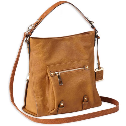 BULLDOG Hobo Anna Purse w/ Holster - Cognac for sale at KYGUNCO.
