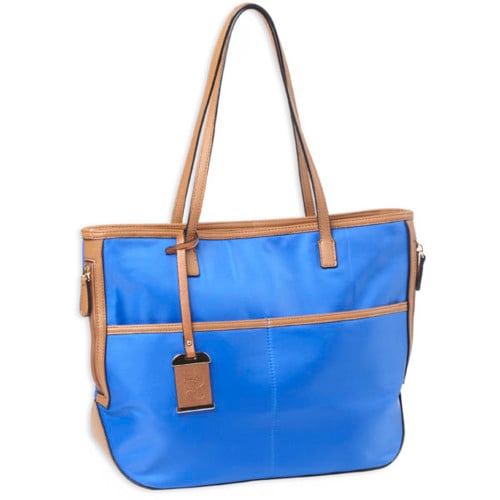 BULLDOG Tote Style Nylon Purse w/Holster - Electric Blue for sale at KYGUNCO.