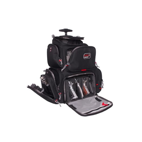 GPS Rolling Handgunner Backpack w/Cradle-4 handgun Blk for sale at KYGUNCO.