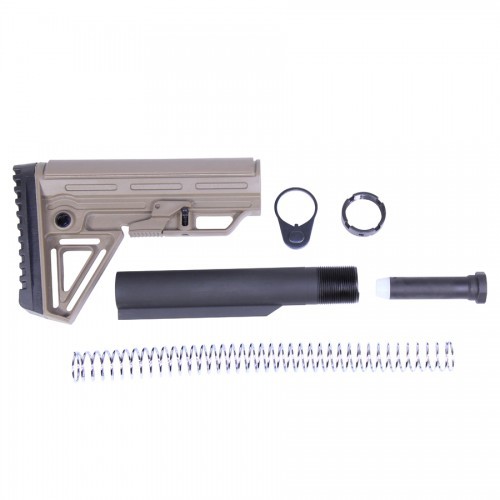GUNTEC AR-15 M.L.S. Stock-Minimalistic Ltwt Stock (FDE) for sale at KYGUNCO.
