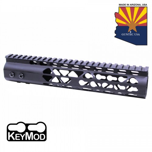 GUNTEC 10" Airlite Series Keymod Free Floating Handguard for sale at KYGUNCO.
