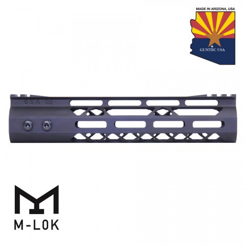 GUNTEC 9" Mod Lite Skeletnzd M-Lok Free Floating Hndgrd for sale at KYGUNCO.