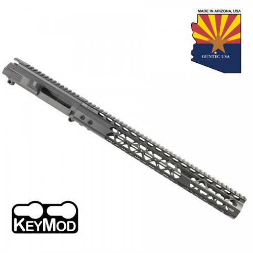 GUNTEC AR-15 Stripped Billet Upper Sniper Grey for sale at KYGUNCO.