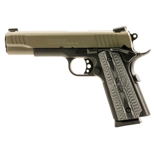 TAURUS 1911FS 45ACP 5" 8rd Pistol - Black/Tan w/ VZ Grips for sale at KYGUNCO.