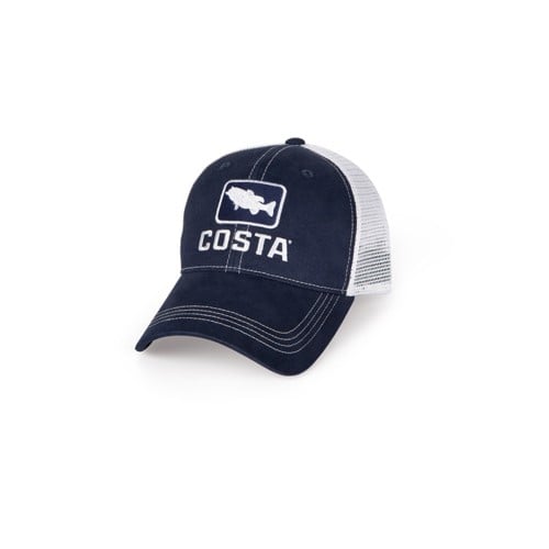 COSTA Bass Trucker XL Hat Navy/White for sale at KYGUNCO.