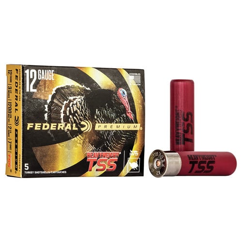 FEDERAL AMMO Heavyweight TSS Turkey 12 Gauge 3-1/2" 2-1/4oz #7 Shotgun Ammunition | 5 Rounds for sale at KYGUNCO.
