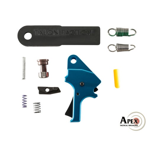 APEX TACTICAL Apex Flat-Faced Forward Set Sear& Blue Trigger Kit for sale at KYGUNCO.