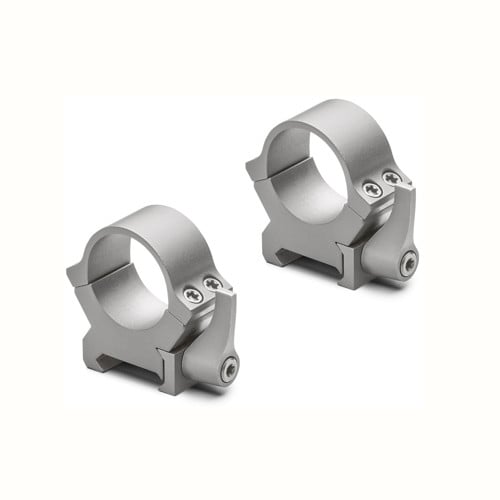 LEUPOLD QRW2 1" Medium Silver Rings for sale at KYGUNCO.