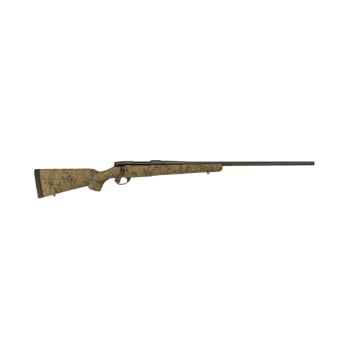 HOWA M1500 HS Precision 6.5 Creedmoor 22" 4rd Bolt Rifle - Black / Tan Webbing for sale at KYGUNCO.