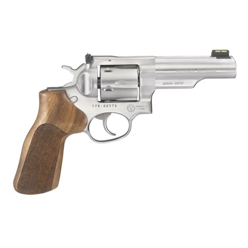 RUGER GP100 Match Champ 10MM 4.2" 6rd Revolver - Stainless | Walnut for sale at KYGUNCO.