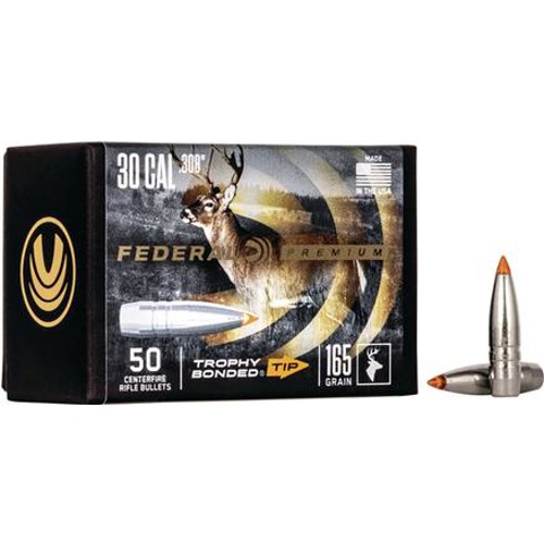 FEDERAL AMMO Reloading Bullets 308 Caliber 165 Grain 50rd for sale at KYGUNCO.