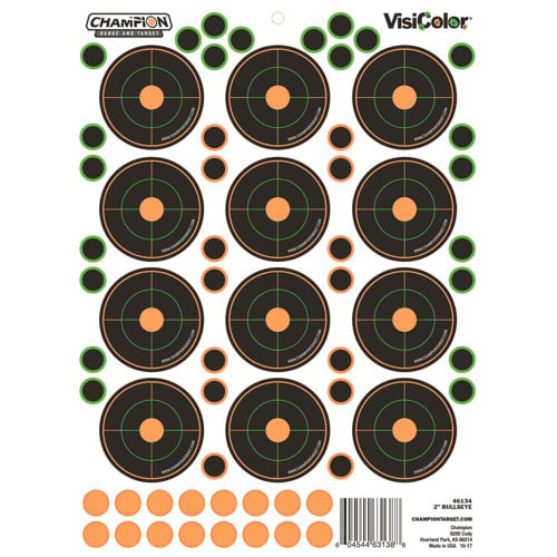 CHAMPION 2" Bulls Eye 5pk w/60 Pastors for sale at KYGUNCO.
