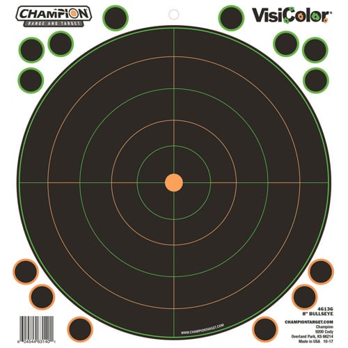 CHAMPION 8" Bulls Eye 5pk w/40 Pastors for sale at KYGUNCO.