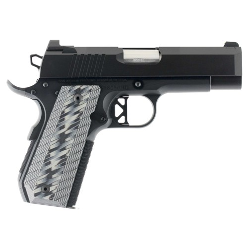 DAN WESSON ECP 1911 45ACP 4" 8rd Pistol | Black w/ G10 Grips for sale at KYGUNCO.