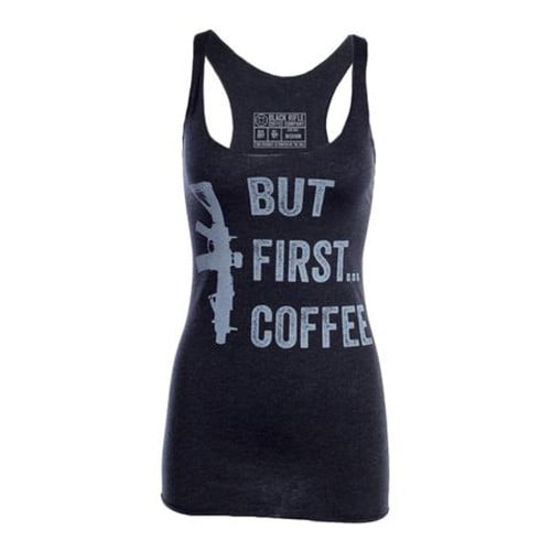 BLACK RIFLE COFFEE But First Coffee Womens Tank for sale at KYGUNCO.