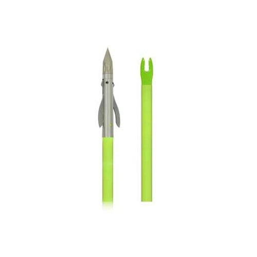 MUZZY Iron 2-blade Fish Point w/Chartreuse arrow for sale at KYGUNCO.