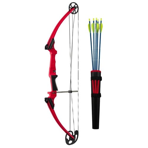 GENESIS ARCHERY Original 10-20Lb 15-30" RH Youth Compound Bow - Red for sale at KYGUNCO.