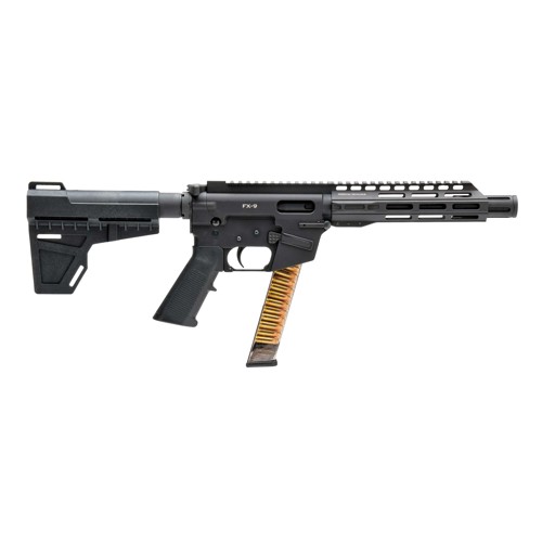 FREEDOM ORDNANCE FX9P 9mm 8.25" 31rd Pistol w/ KAK Blade Stabilizer | Black for sale at KYGUNCO.
