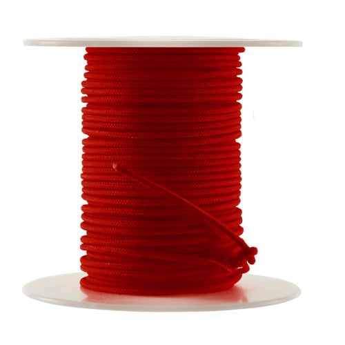 OCTOBER MOUNTAIN Endure-XD Release Loop Rope 100' Spool Red for sale at KYGUNCO.