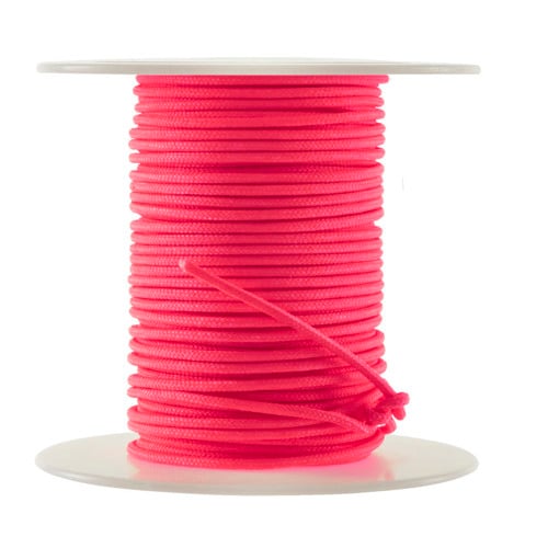 OCTOBER MOUNTAIN Endure-XD Release Loop Rope 100' Spool Flo Pink for sale at KYGUNCO.