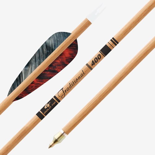 GOLD TIP Traditional - 500 - 4" Feathers 1/2dz for sale at KYGUNCO.
