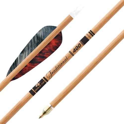 GOLD TIP Traditional - 400 - 4" Feathers 1/2dz for sale at KYGUNCO.