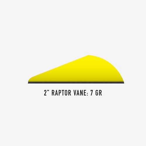 GOLD TIP Vane - 2" - Raptor - Flo Orange for sale at KYGUNCO.