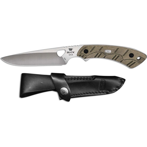 BUCK KNIVES Open Season Small Game 4.25" Fixed Blade w/ Sheath for sale at KYGUNCO.