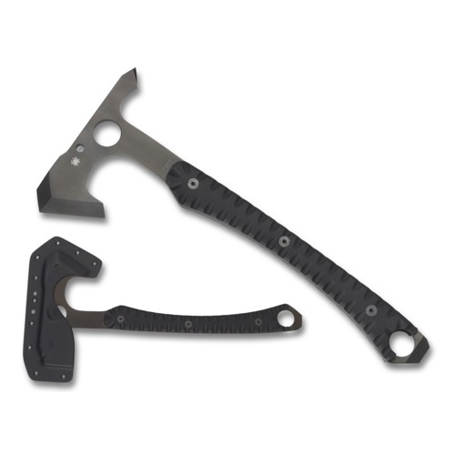 SPYDERCO Warrior Hawk G-10 Black D2 Plain Edge for sale at KYGUNCO.