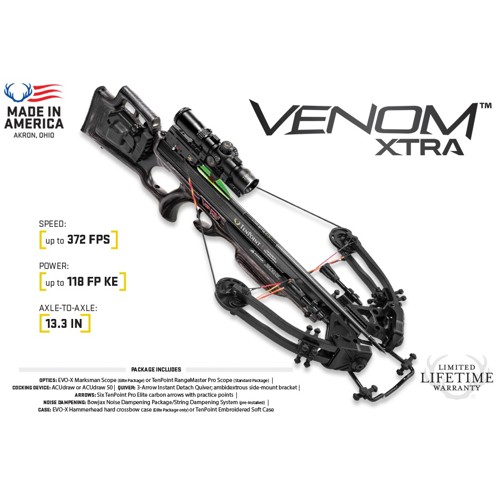 TENPOINT Venom Xtra Rangemaster Pro Scope ACUdraw 50 for sale at KYGUNCO.