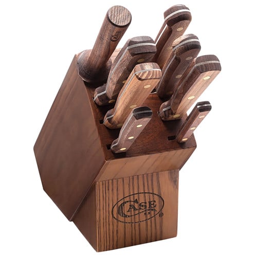 CASE KNIVES Household Cutlery Solid Walnut Hndl 9-Pc Block Set for sale at KYGUNCO.