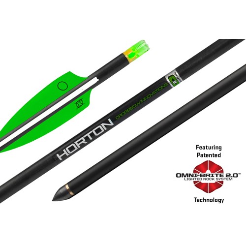 HORTON CROSSBOWS Omni-Brite 2.0 Lighted Carbon Arrows 20" 416Gr for sale at KYGUNCO.