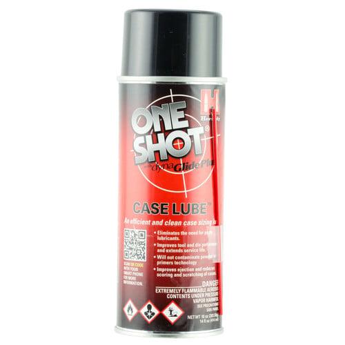 HORNADY One Shot Aerosol Spray Case Lube 10oz for sale at KYGUNCO.