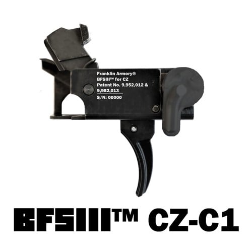 FRANKLIN ARMORY BFSIII CZ-C1 Binary Trigger for the CZ Scorpion (Curved / Black) for sale at KYGUNCO.