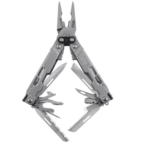 SOG PowerAcess Deluxe Multi-Tool w/ 21 Tools & 12-Piece Bit Kit - Nylon Sheath for sale at KYGUNCO.