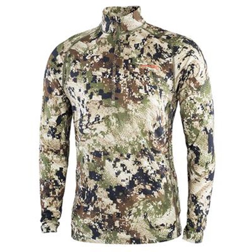 SITKA Merino Core Lightweght Half-Zip Optifade Subalpine for sale at KYGUNCO.