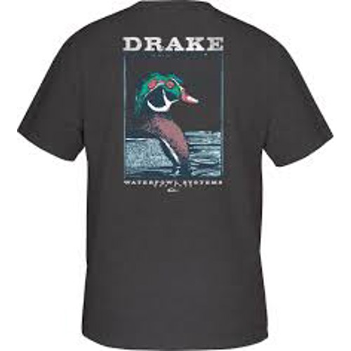 DRAKE Southern Collection Wood Duck T S/S Charcoal Heath for sale at KYGUNCO.