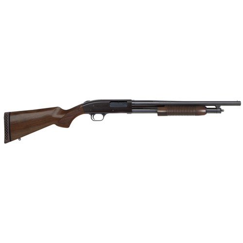 MOSSBERG 500 Retrograde 12GA 18.5in 5rd - Black / Walnut for sale at KYGUNCO.