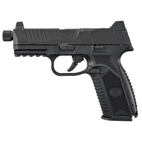 FN America 509 Tactical 9mm 4.5" 24rd Optic Ready Pistol w/ Threaded Barrel - Black for sale at KYGUNCO.