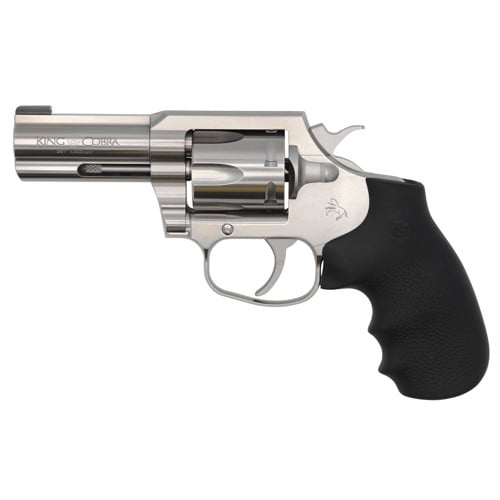 COLT King Cobra 357 Mag / 38 Special 3" 6rd Revolver | Stainless w/ Rubber Grips for sale at KYGUNCO.